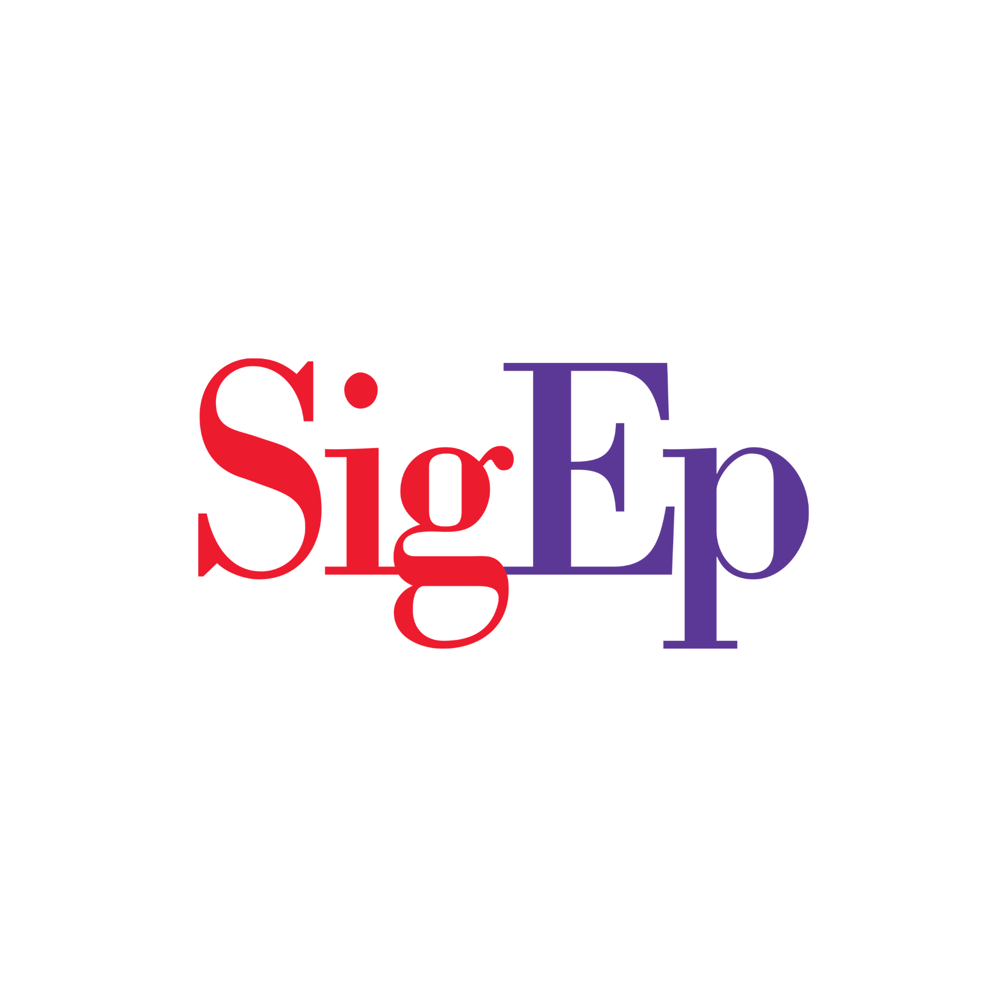 "Sig" Ep" lettering. "Sig" is in red. "Ep" is in purple.